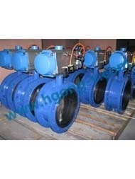 API Pneumatic Flange butterlfy valve